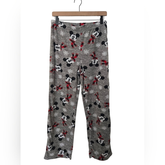 Disney Mickey Mouse Pajama Bottoms - Gray and Red Size Medium - Picture 3 of 3